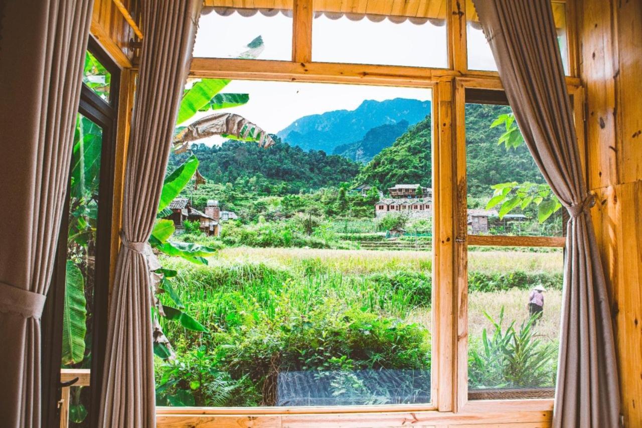 Chien'S Lodge Du Gia Làng Cac Eksteriør billede