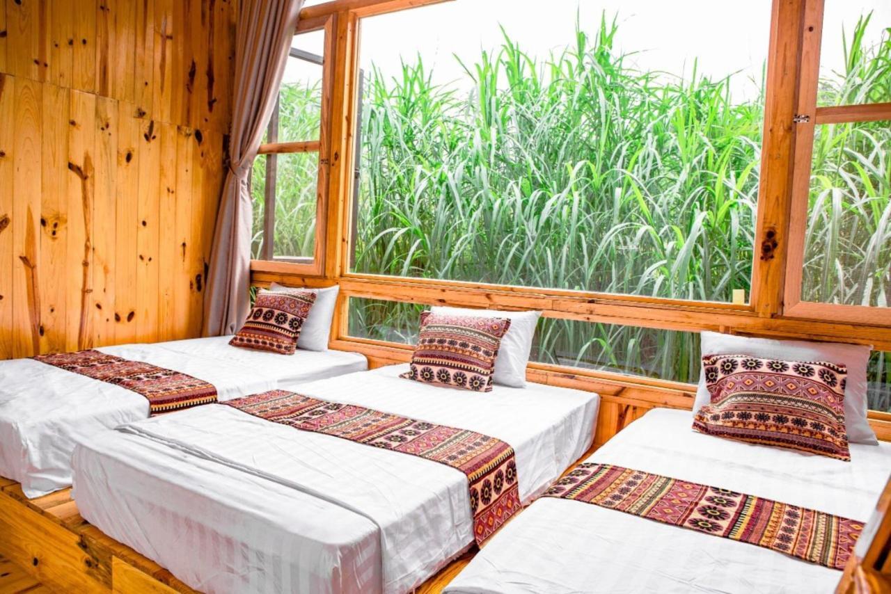 Chien'S Lodge Du Gia Làng Cac Eksteriør billede