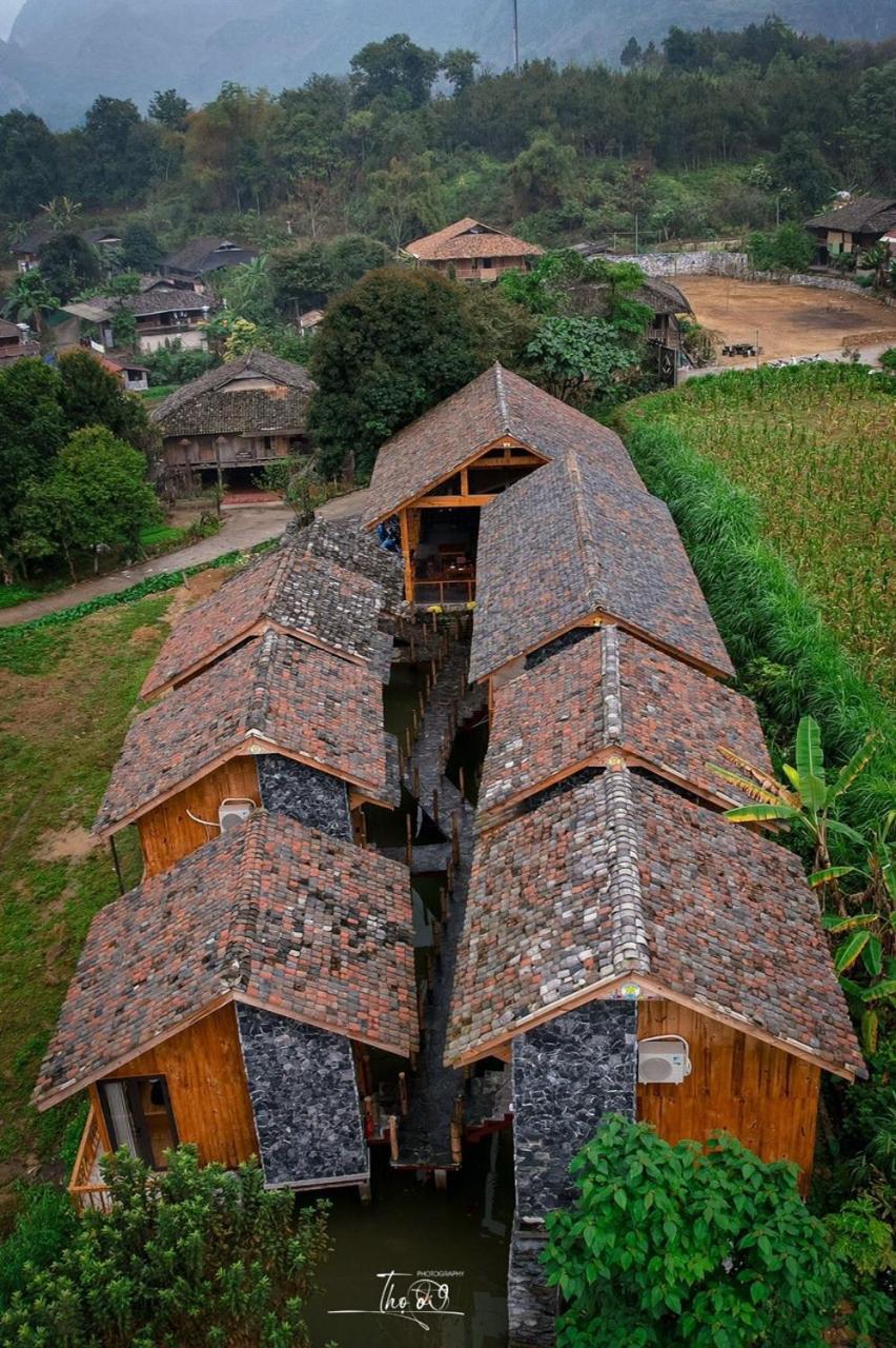 Chien'S Lodge Du Gia Làng Cac Eksteriør billede